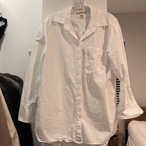 Oversized banana republic classic button up